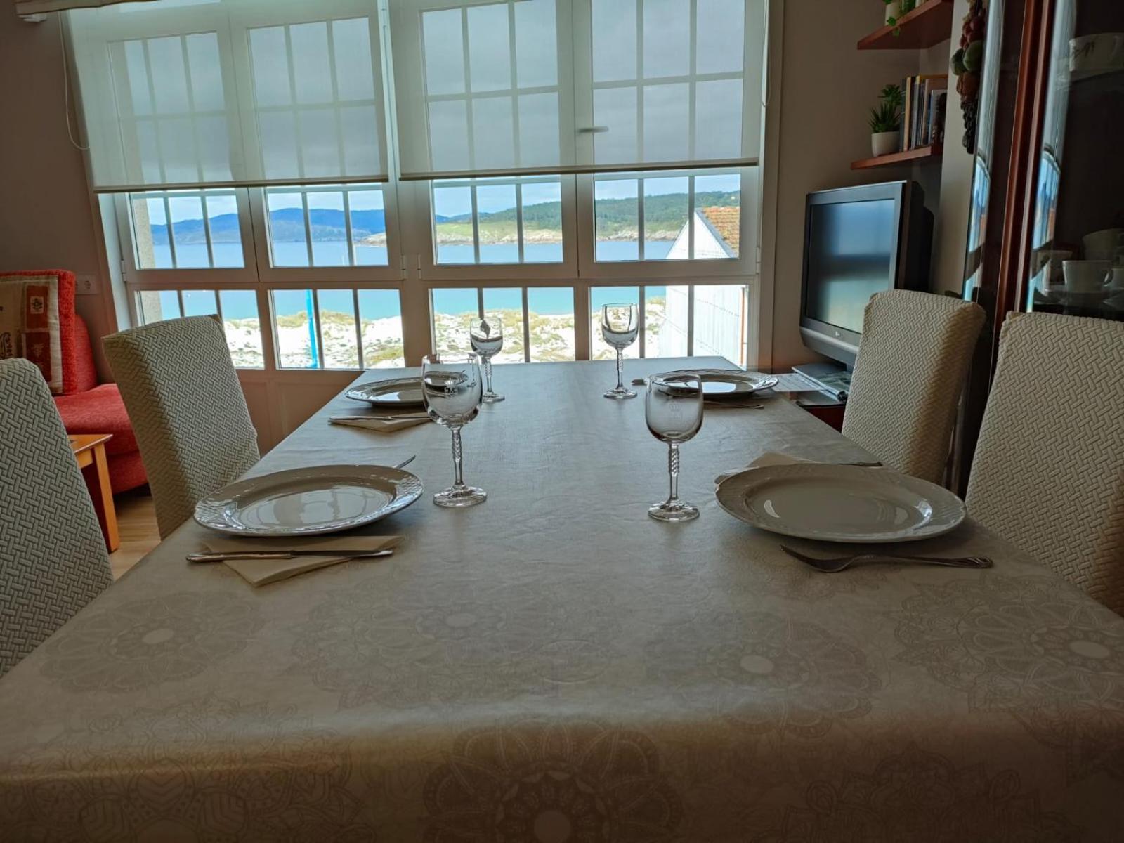 Apartamento Xanela O Mar Laxe Zewnętrze zdjęcie